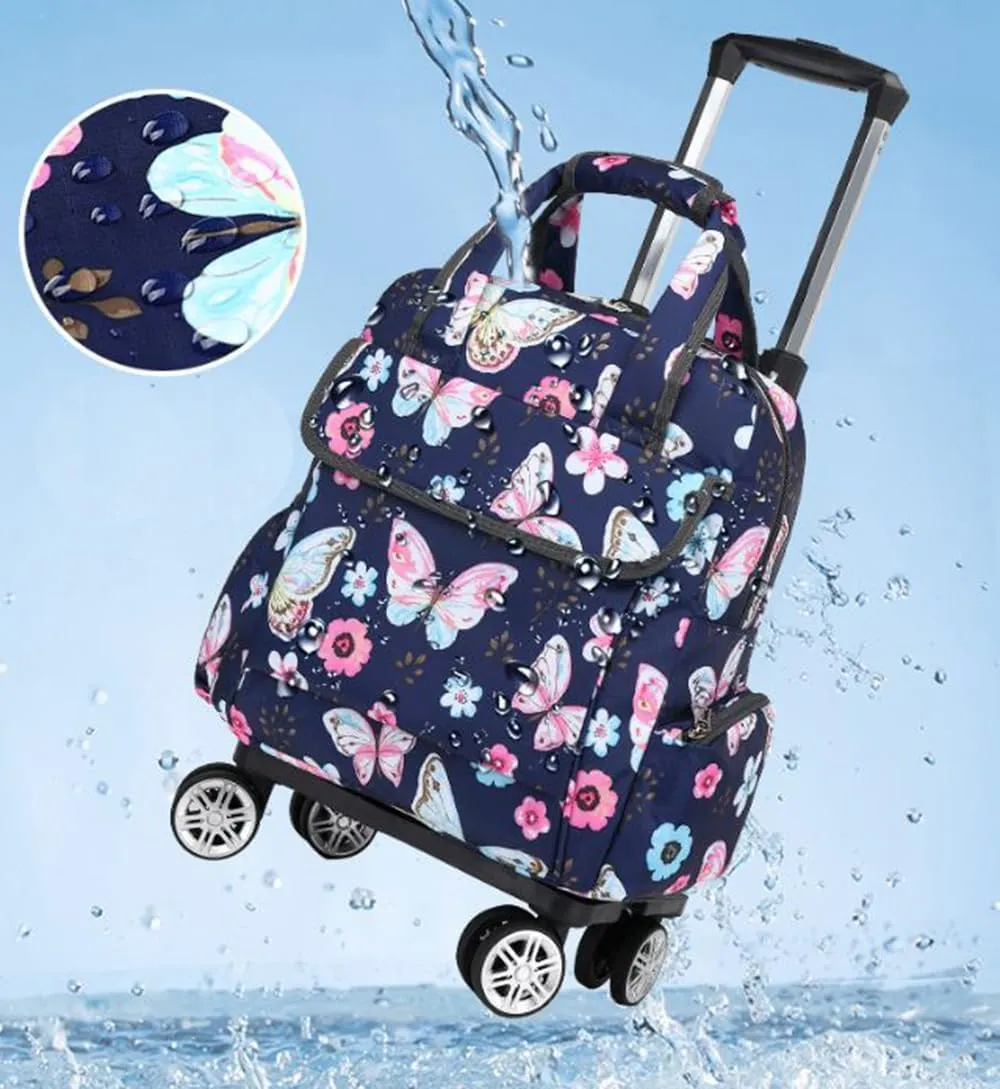 Detachable and Portable Travel Bag, Shopping Basket with Wheels（DX4）