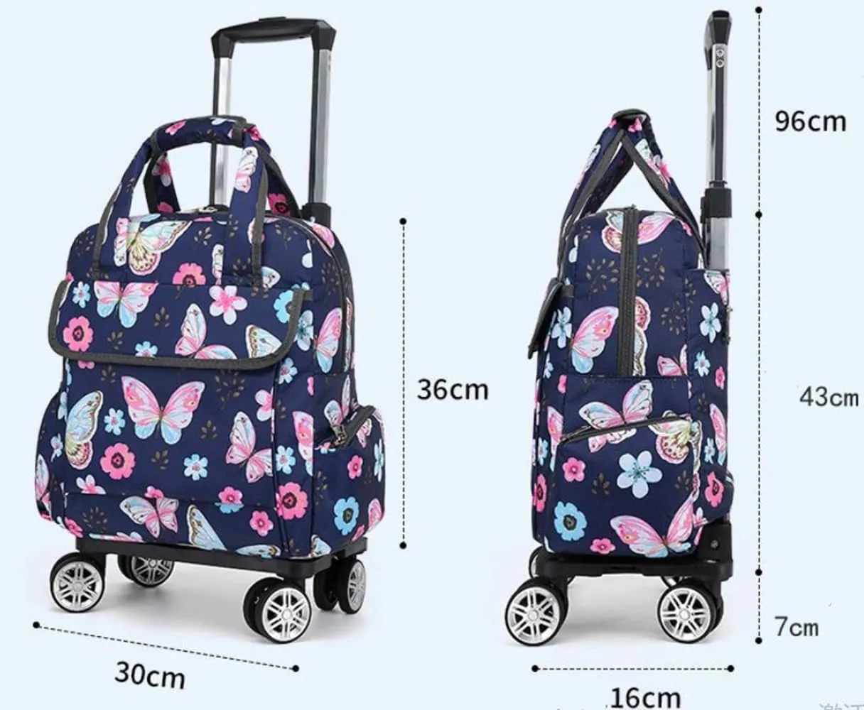 Detachable and Portable Travel Bag, Shopping Basket with Wheels（DX4）