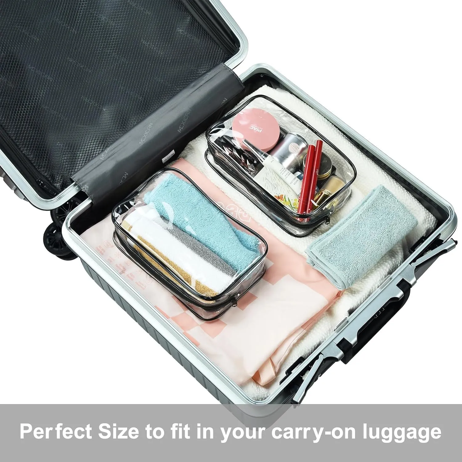 Dimayar 115L Travel Duffle Bag - Foldable Duffel Bag with Shoes Compartment - Overnight Bags Waterproof & Tear Resistant(MintGreen)