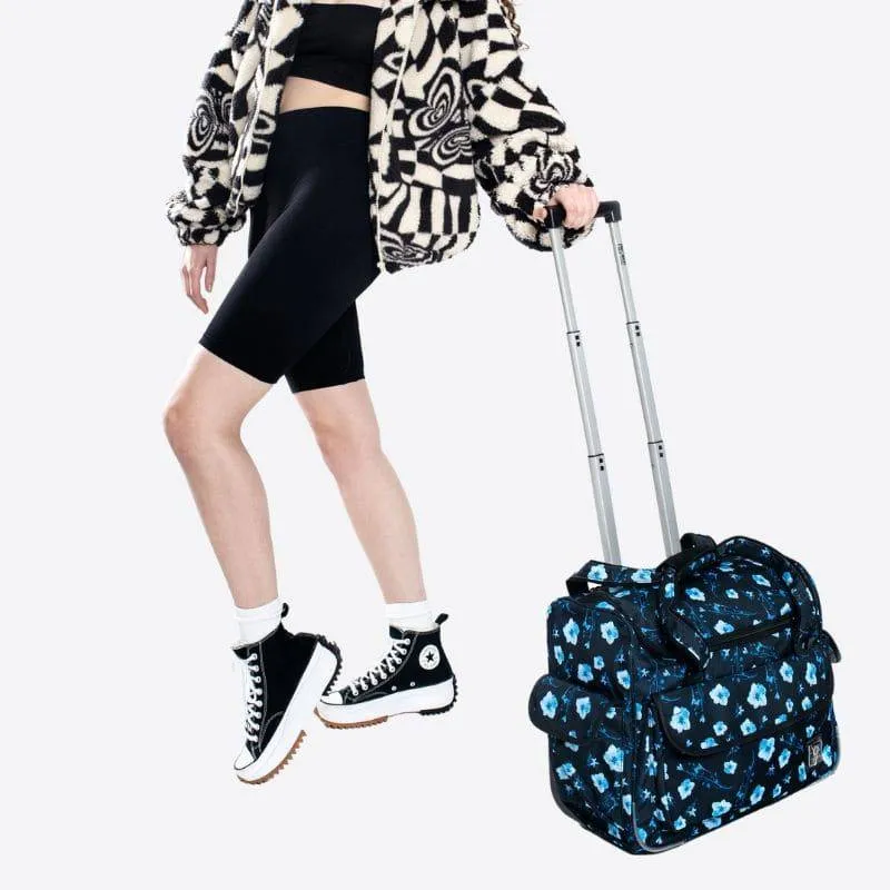 Donna Rolling Duffle Bag in Night Bloom
