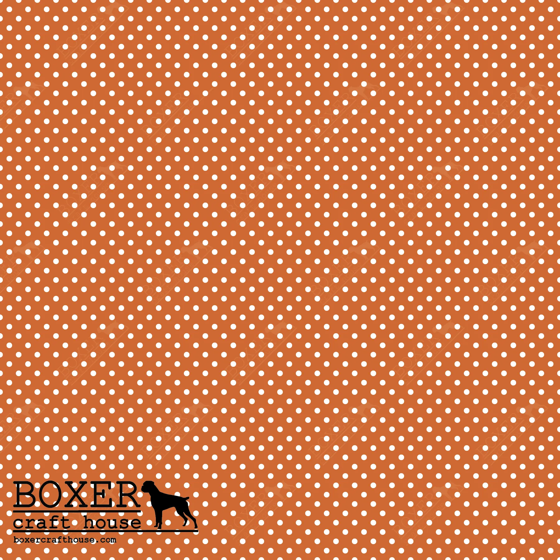 Dots 1/16" - Burnt Orange