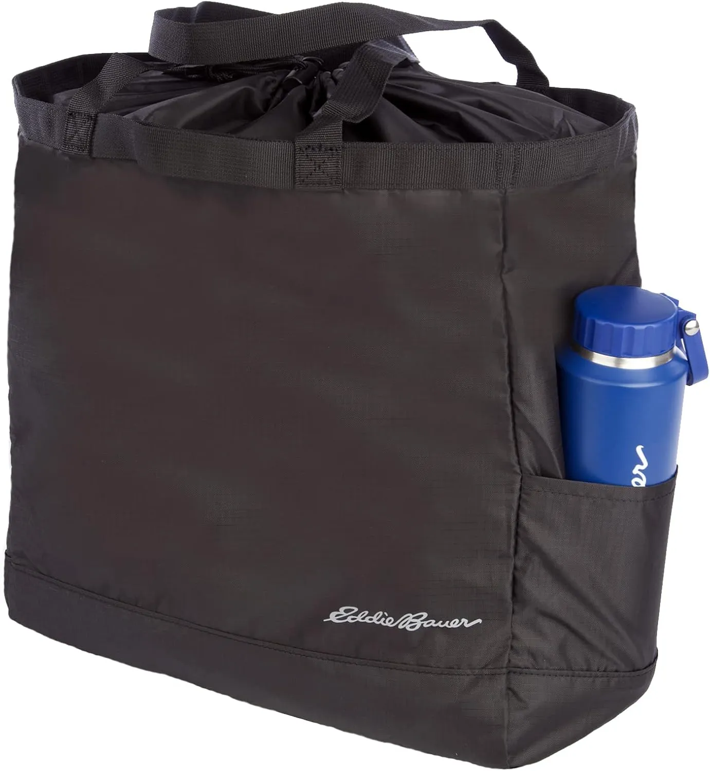 Eddie Bauer Stowaway Packable Tote Bag | Lightweight | Compact | Cinch Closure | Ripstop Nylon | 25l Capacity