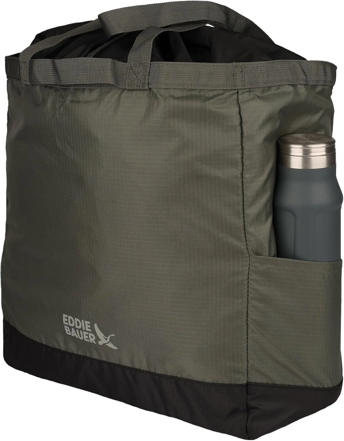 Eddie Bauer Stowaway Packable Tote Bag | Lightweight | Compact | Cinch Closure | Ripstop Nylon | 25l Capacity