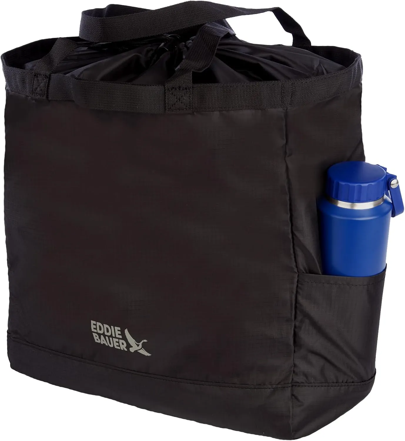 Eddie Bauer Stowaway Packable Tote Bag | Lightweight | Compact | Cinch Closure | Ripstop Nylon | 25l Capacity