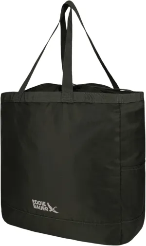 Eddie Bauer Stowaway Packable Tote Bag | Lightweight | Compact | Cinch Closure | Ripstop Nylon | 25l Capacity