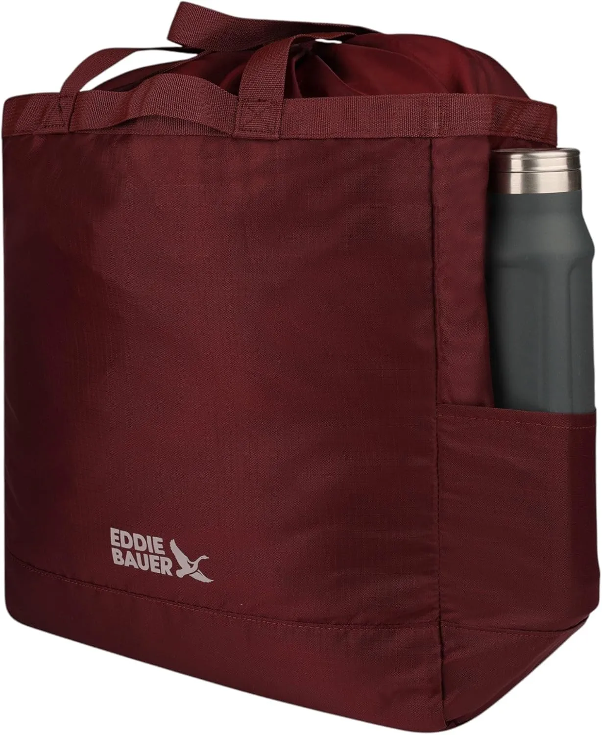 Eddie Bauer Stowaway Packable Tote Bag | Lightweight | Compact | Cinch Closure | Ripstop Nylon | 25l Capacity