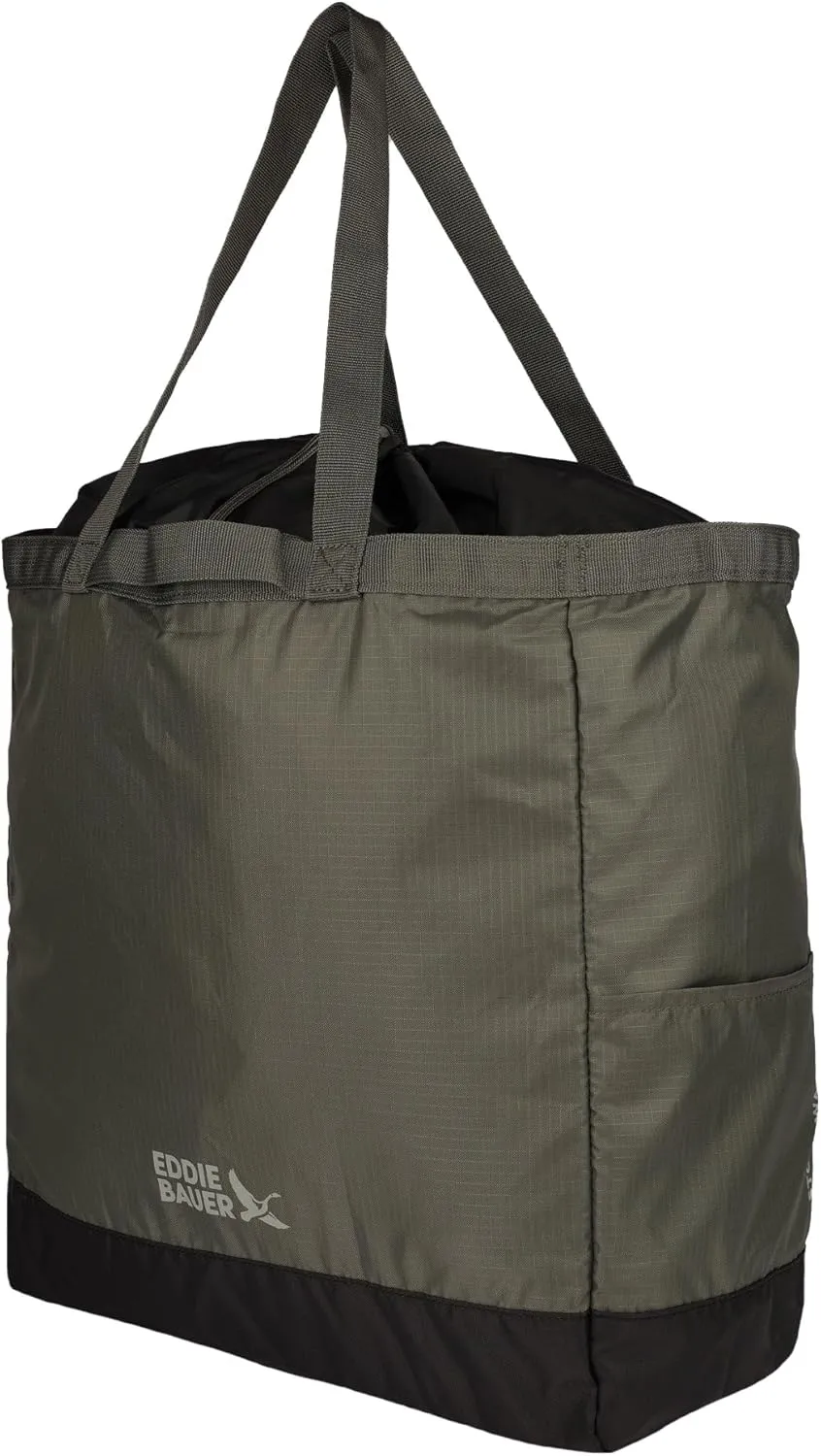 Eddie Bauer Stowaway Packable Tote Bag | Lightweight | Compact | Cinch Closure | Ripstop Nylon | 25l Capacity