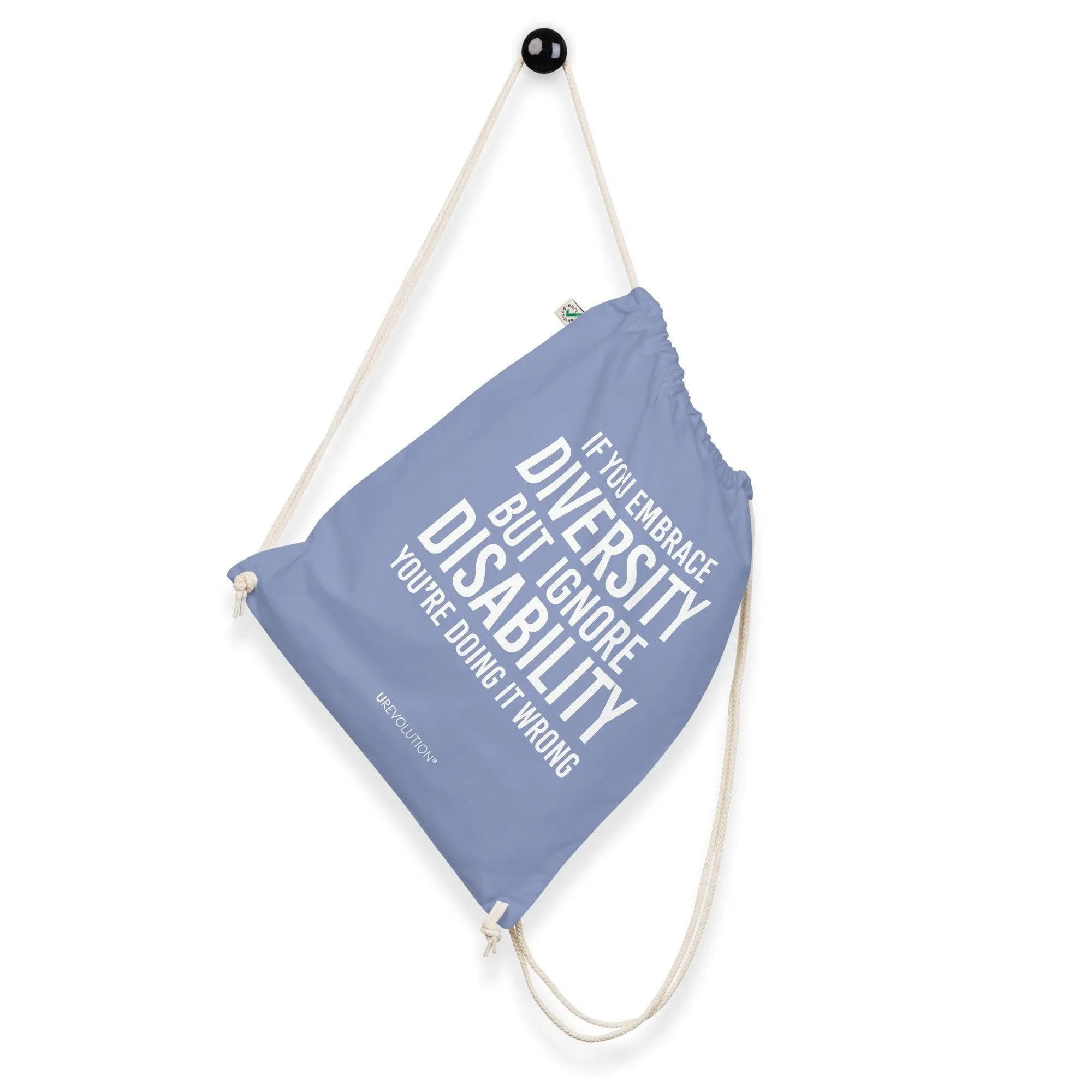 Embrace Diversity Organic Cotton Drawstring Backpacks