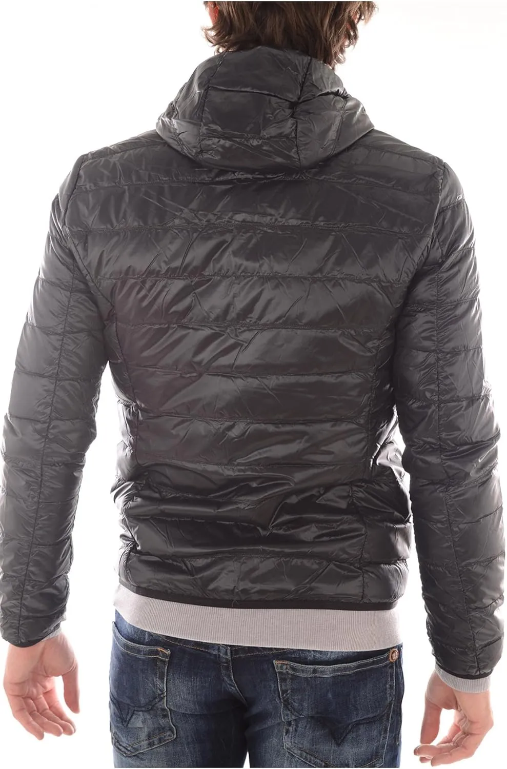 Emporio Armani Men's Train Core Down Hooded Jacket