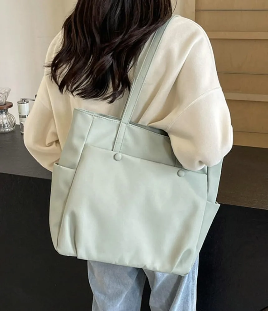 Epsion Nylon Large Tote Bag for Women Lightweight Shoulder Tote Handbags with Zipper Purses 2025
