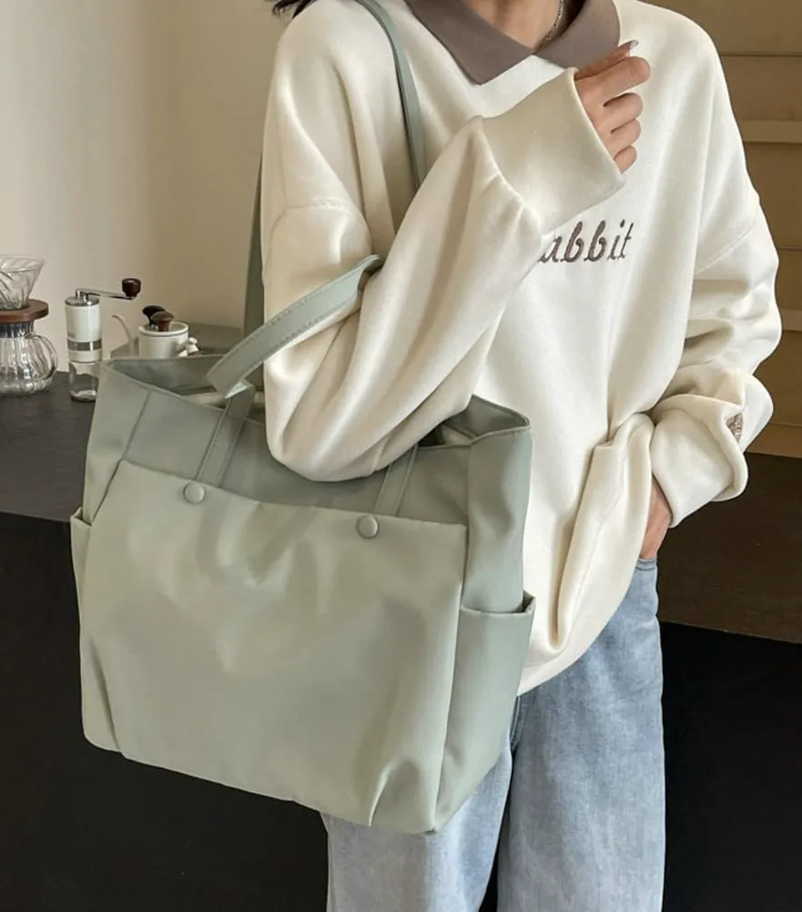 Epsion Nylon Large Tote Bag for Women Lightweight Shoulder Tote Handbags with Zipper Purses 2025