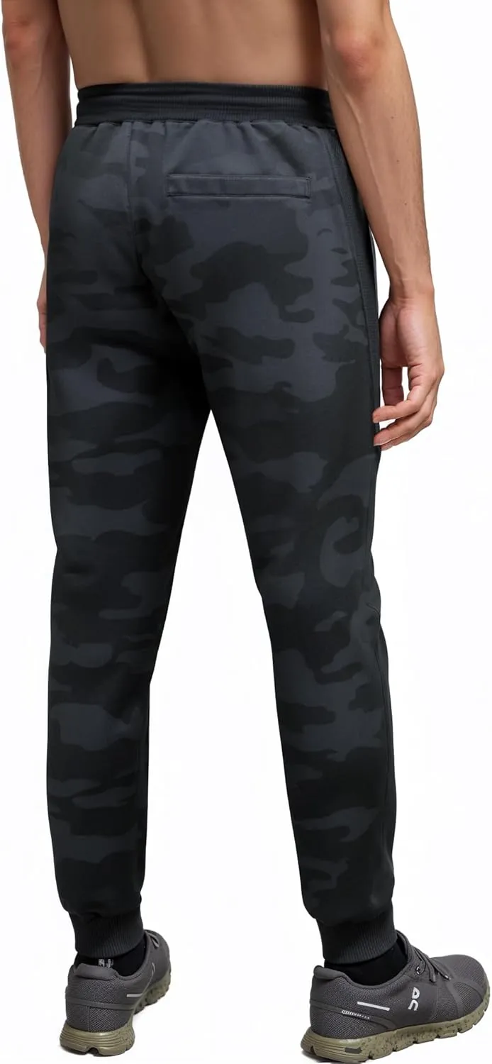 ETHANOL Mens Super Comfy Stretch Tech Knit Sweatpants Jogger with Mesh Panel Heatseal Zipper
