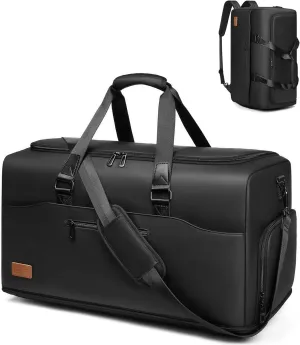 Expandable 55/70L Duffle Bag for Travel,Travel Bag for Men,Carry on Weekend Bag with Shoe Compartment,Waterproof Gym Bags Overnight Bag for Men Women