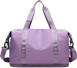 Expandable Travel Duffle Bag Weekender Carry on Overnight Bag Gym Bag for Women