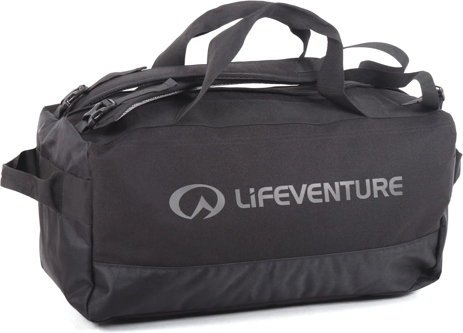 Expedition Cargo Duffle Bag | 50 litres Capacity with Removable Rucksack Straps, Black, 50 Litre, Duffle Bag With Rucksack Straps Suitable for Hand Luggage