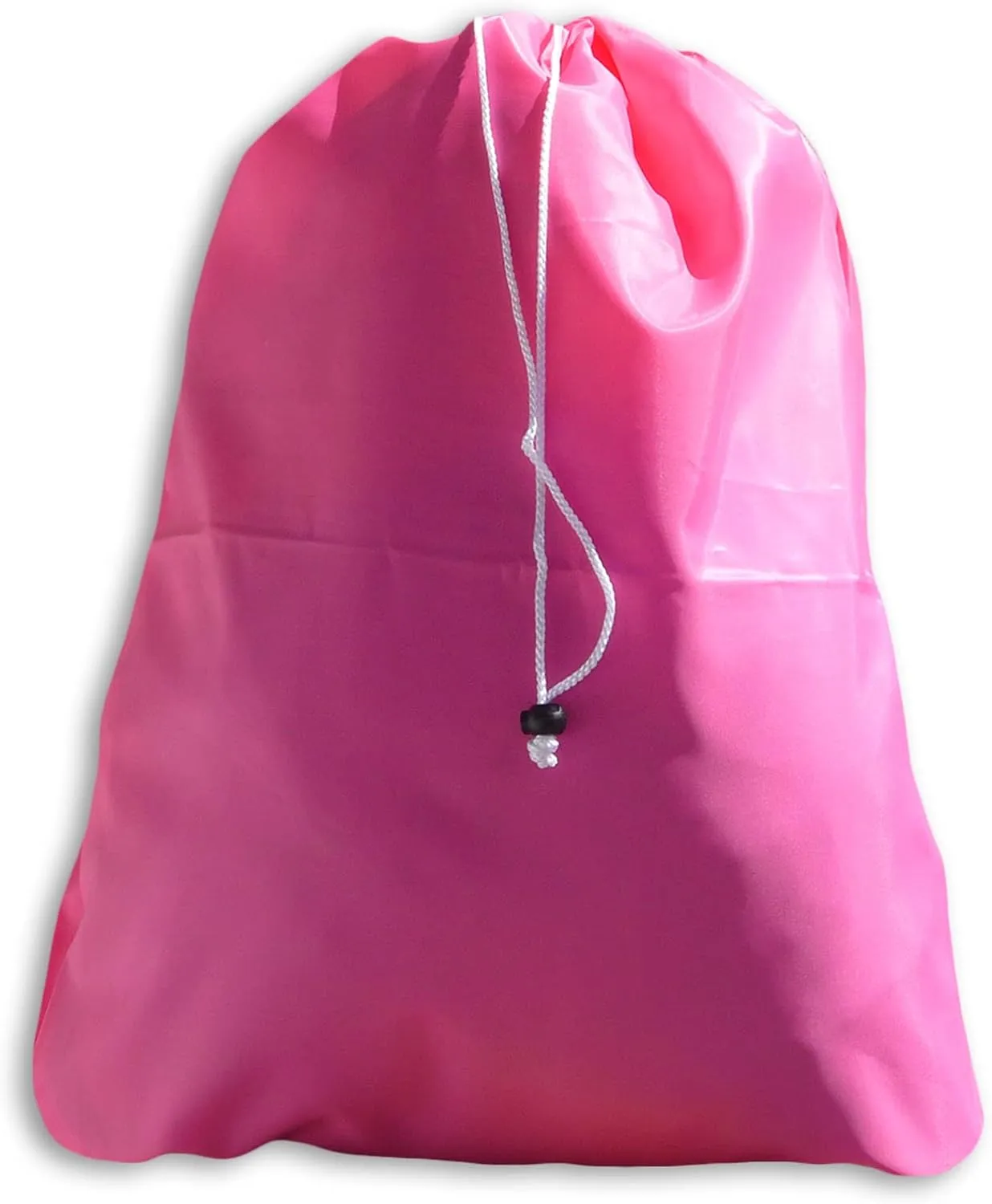 Extra Large Laundry Bag with Drawstring, Color: Pink, Size: 30x45