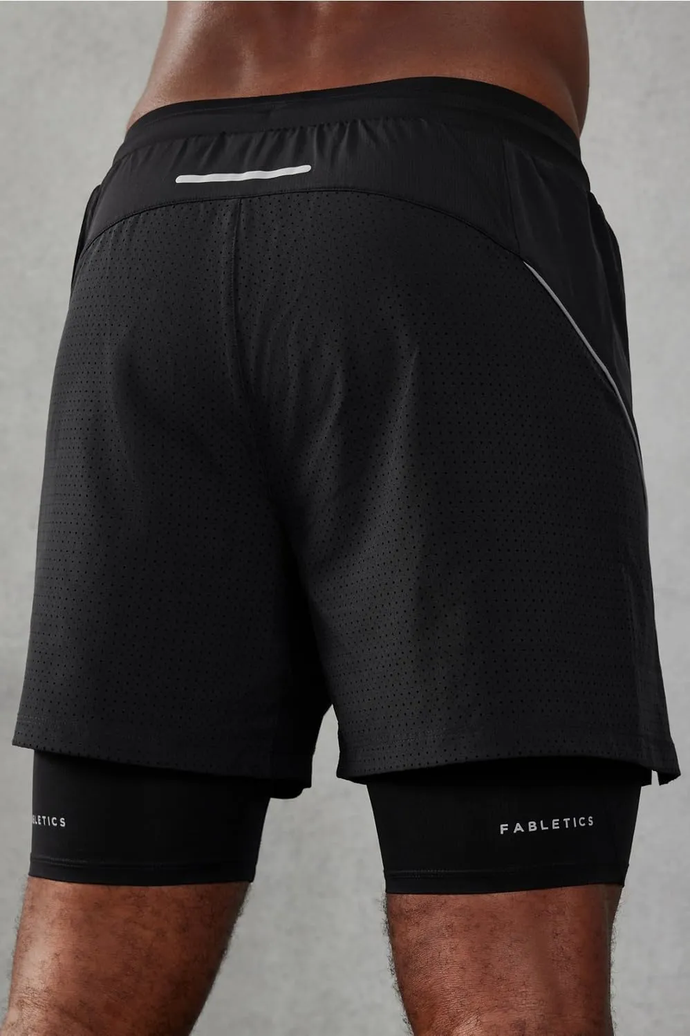 Fabletics Men's The Kadence Short (Lined), Performance Running, Jogging, Training, Ultra Lightweight