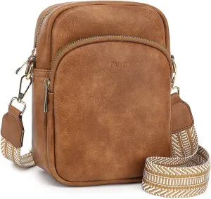 FAIME Small Clear Bag Stadium Approved, Clear Crossbody Cell Phone Purses Bag with Adjustable Strap for Concerts