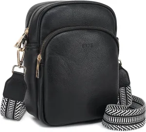 FAIME Small Clear Bag Stadium Approved, Clear Crossbody Cell Phone Purses Bag with Adjustable Strap for Concerts