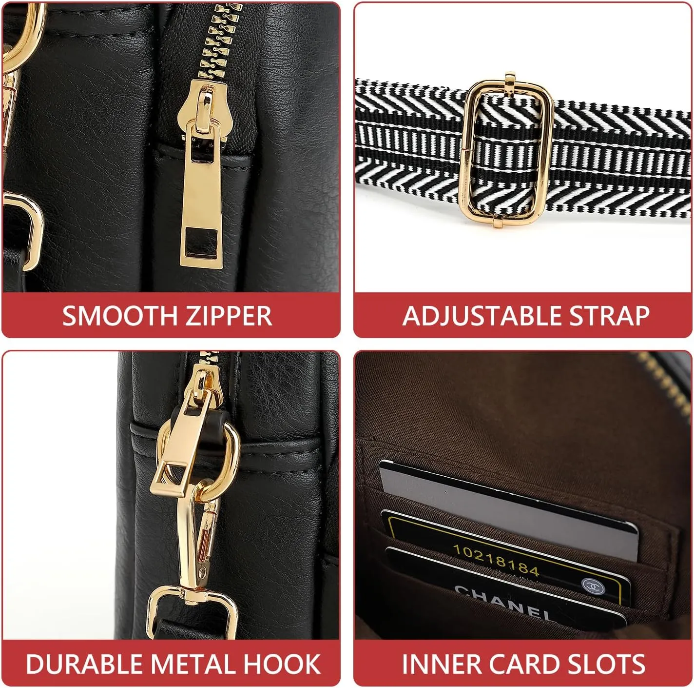 FAIME Small Clear Bag Stadium Approved, Clear Crossbody Cell Phone Purses Bag with Adjustable Strap for Concerts