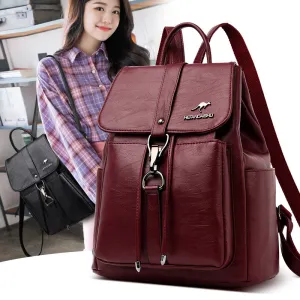 Female Simple And Stylish Versatile Large Backpacks