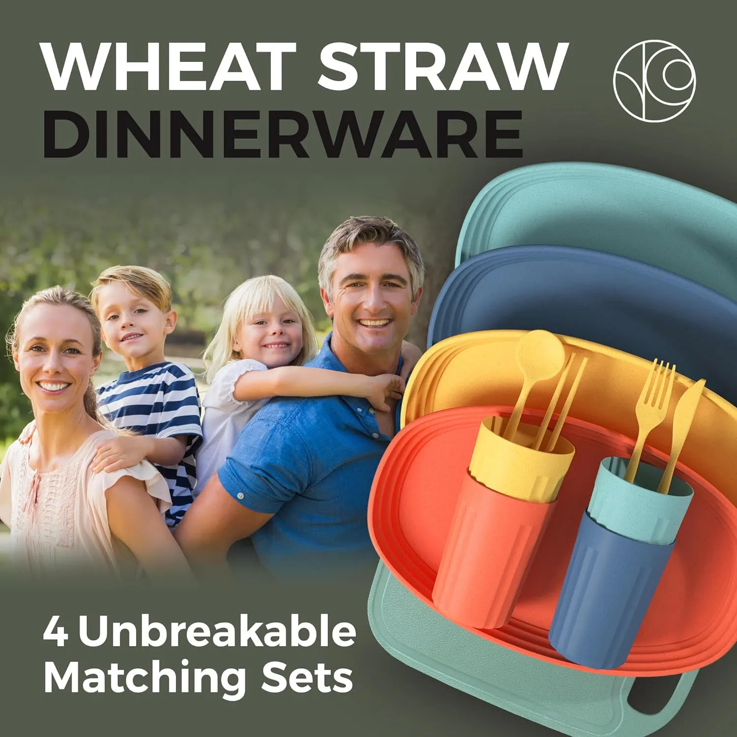 Fern & Soul Picnic Backpack Set for 4 - Stylish Picnic Basket Set - Insulated Picnic Basket 2-4 with Blanket, Cooler Bag. Picnic Set for 2, Picnic Bag, Picnic Baskets for Couples Gift Ideas. Large.