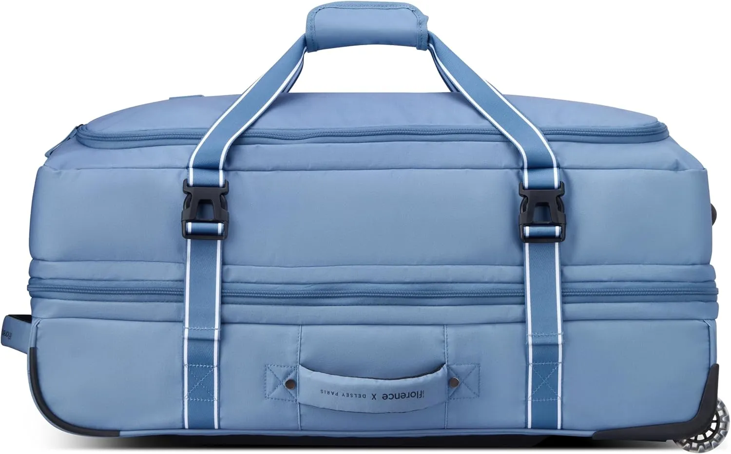 florence by mills Women's Two Wheel Rolling Travel Duffle Bag