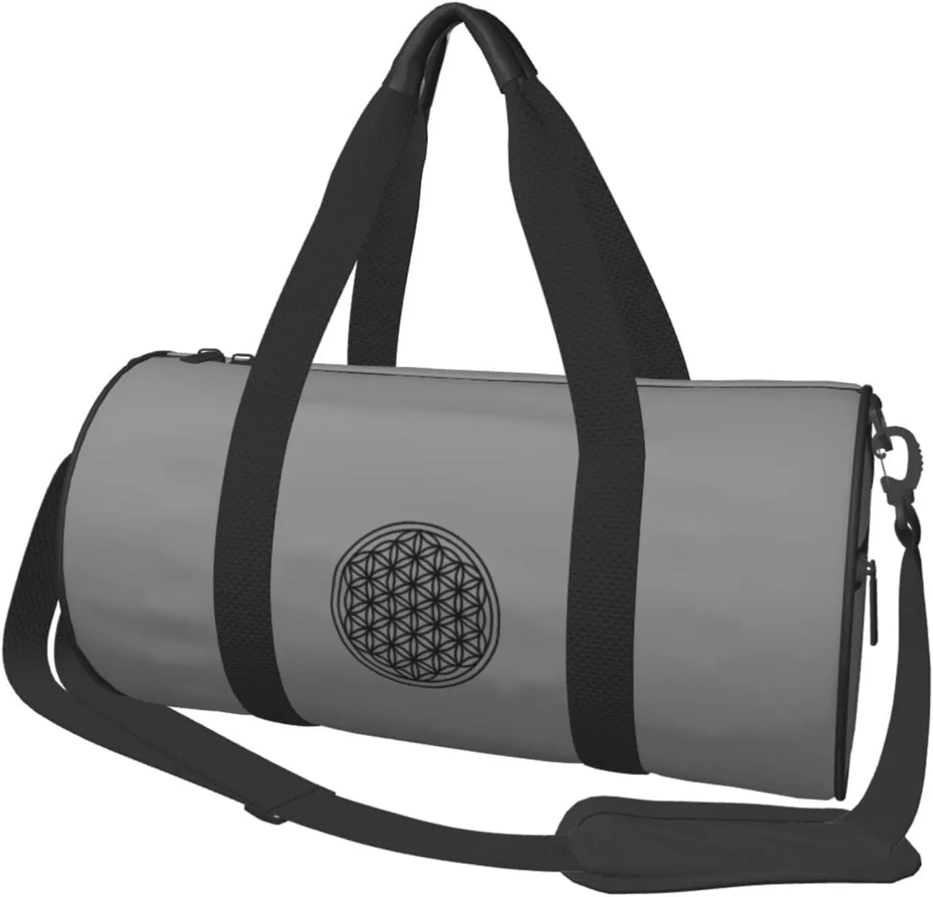 Flower of Life Sacred Geometry Travel Luggage Duffel Bag Sports Rolling Foldable Duffel Bag