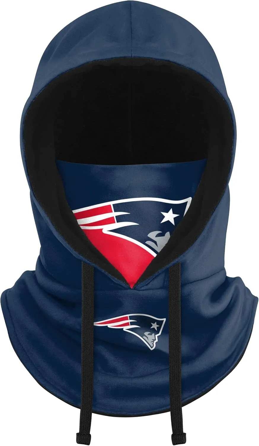 FOCO NFL Logo Team Color Drawstring Winter Cap Hooded Gaiter Balaclava Face Cover