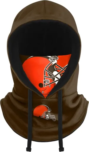 FOCO NFL Logo Team Color Drawstring Winter Cap Hooded Gaiter Balaclava Face Cover