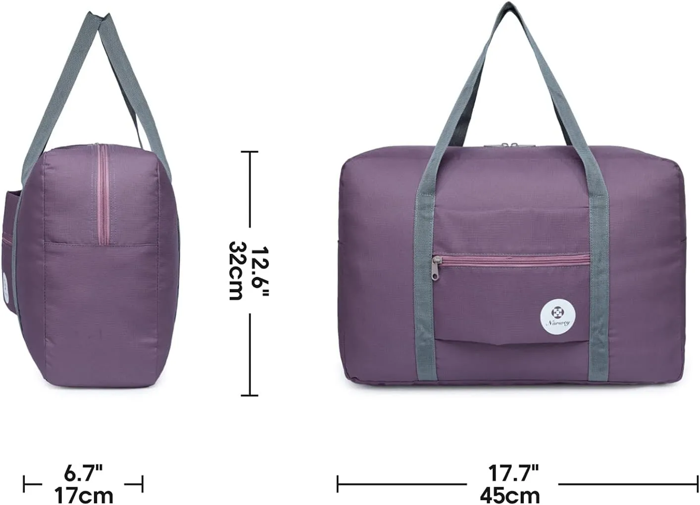 For Spirit Airlines Personal Item Bag 18x14x8 Foldable Travel Duffel Bag Tote Carry on Luggage Duffle Overnight for Women and Men