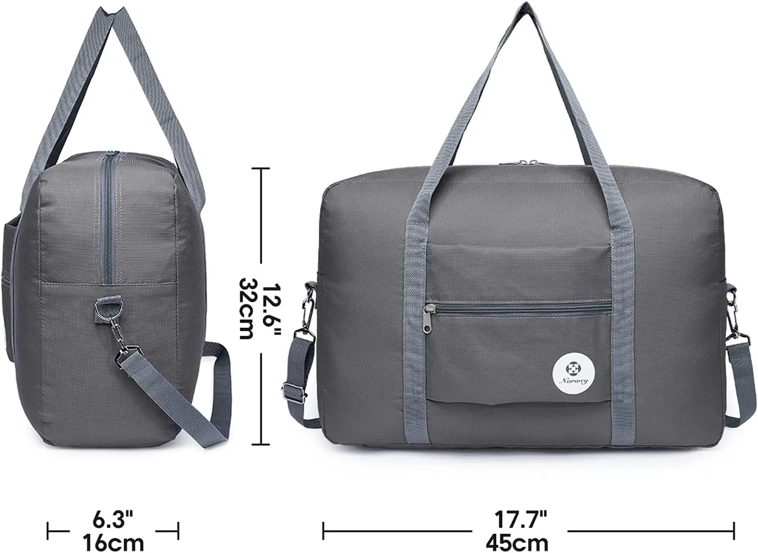 For Spirit Airlines Personal Item Bag 18x14x8 Foldable Travel Duffel Bag Tote Carry on Luggage Duffle Overnight for Women and Men