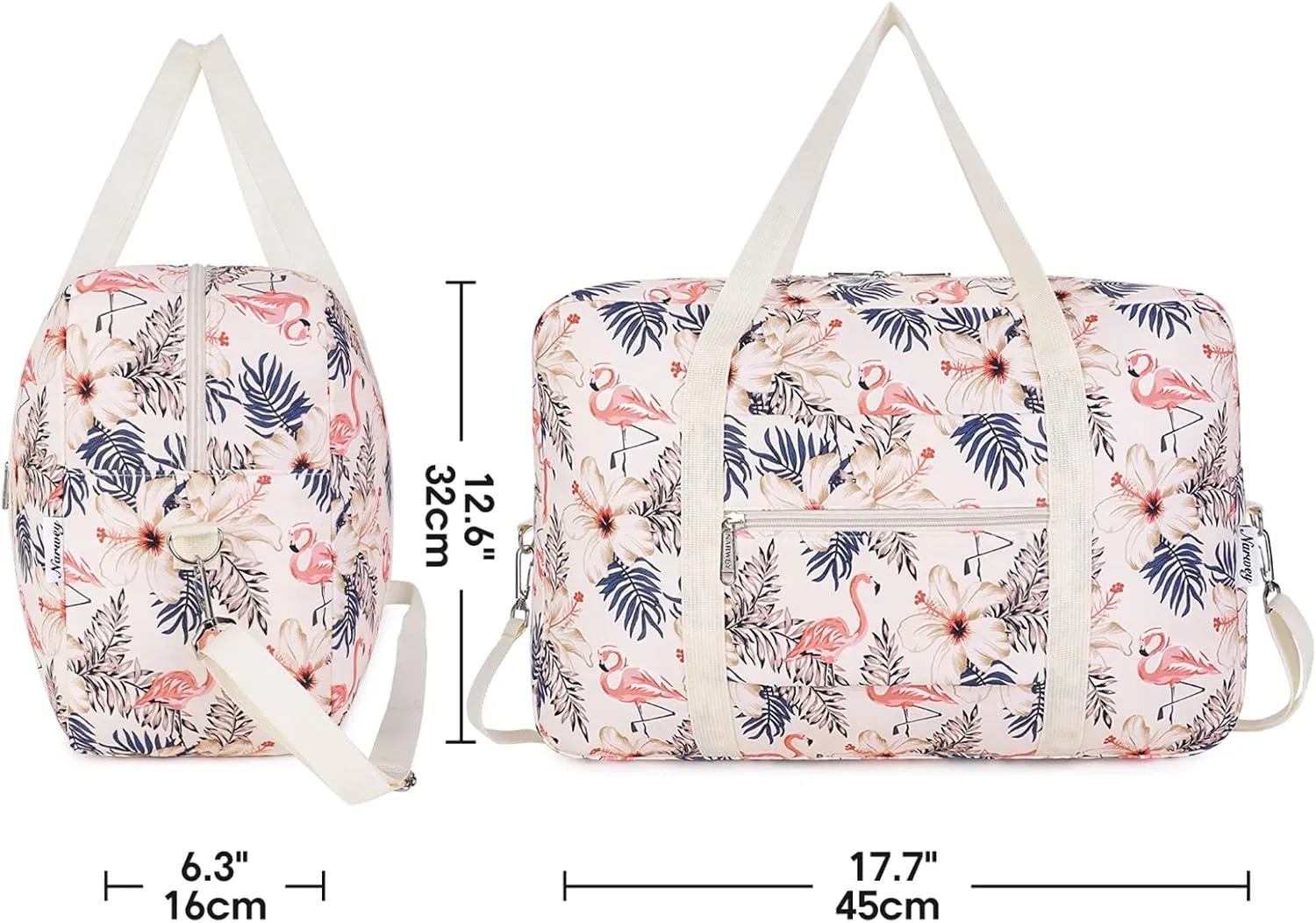 For Spirit Airlines Personal Item Bag 18x14x8 Foldable Travel Duffel Bag Tote Carry on Luggage Duffle Overnight for Women and Men