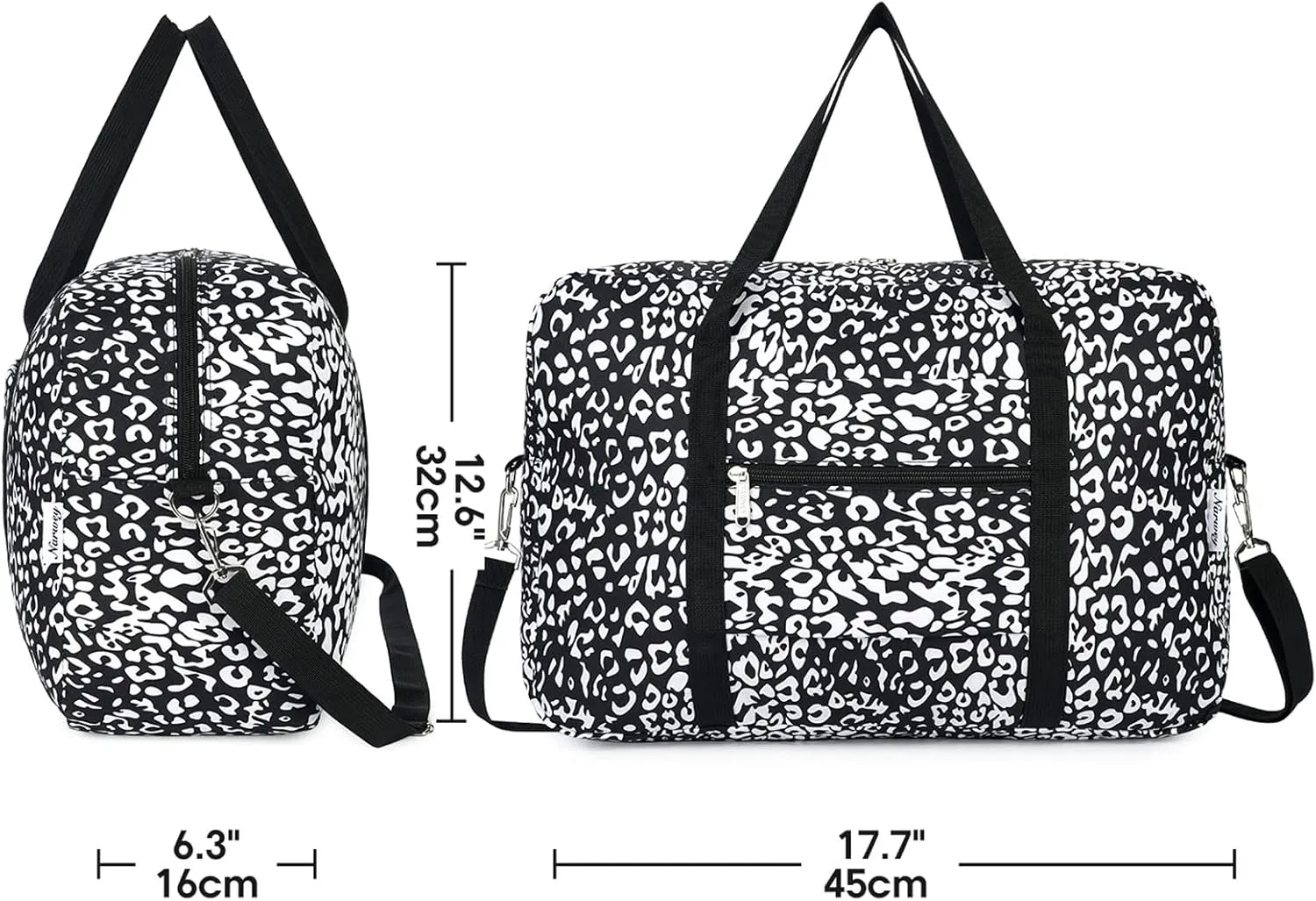 For Spirit Airlines Personal Item Bag 18x14x8 Foldable Travel Duffel Bag Tote Carry on Luggage Duffle Overnight for Women and Men