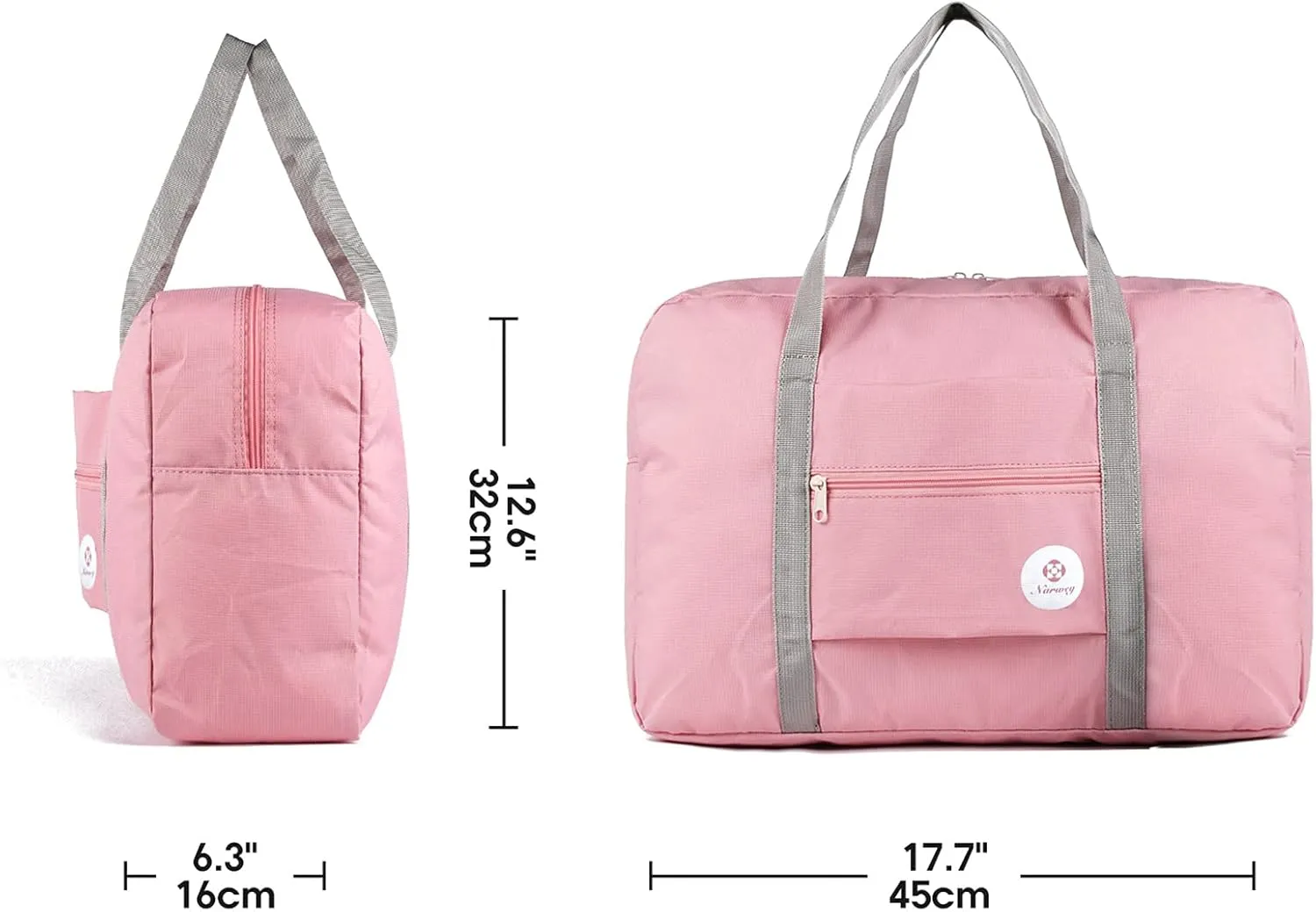 For Spirit Airlines Personal Item Bag 18x14x8 Foldable Travel Duffel Bag Tote Carry on Luggage Duffle Overnight for Women and Men