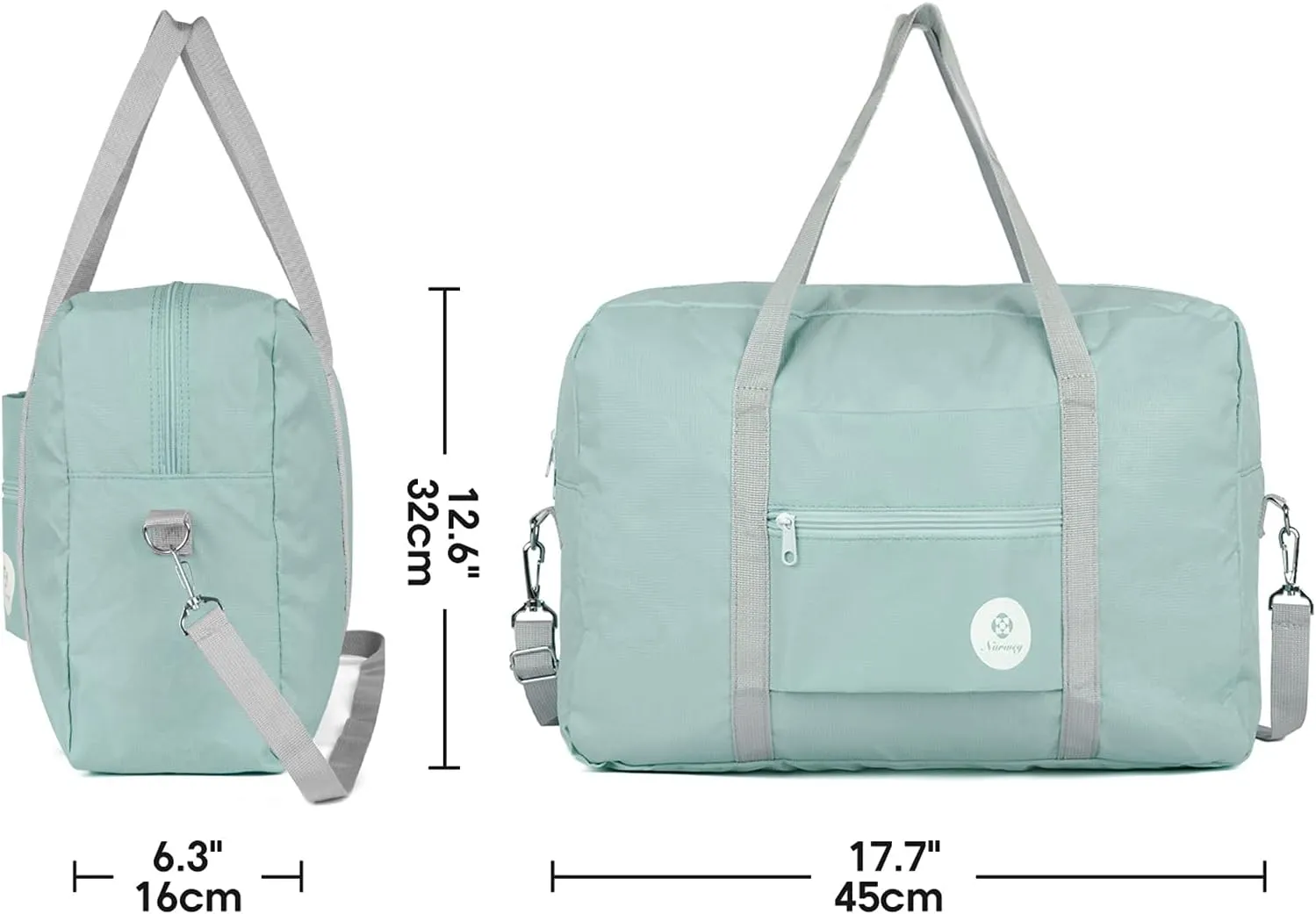 For Spirit Airlines Personal Item Bag 18x14x8 Foldable Travel Duffel Bag Tote Carry on Luggage Duffle Overnight for Women and Men