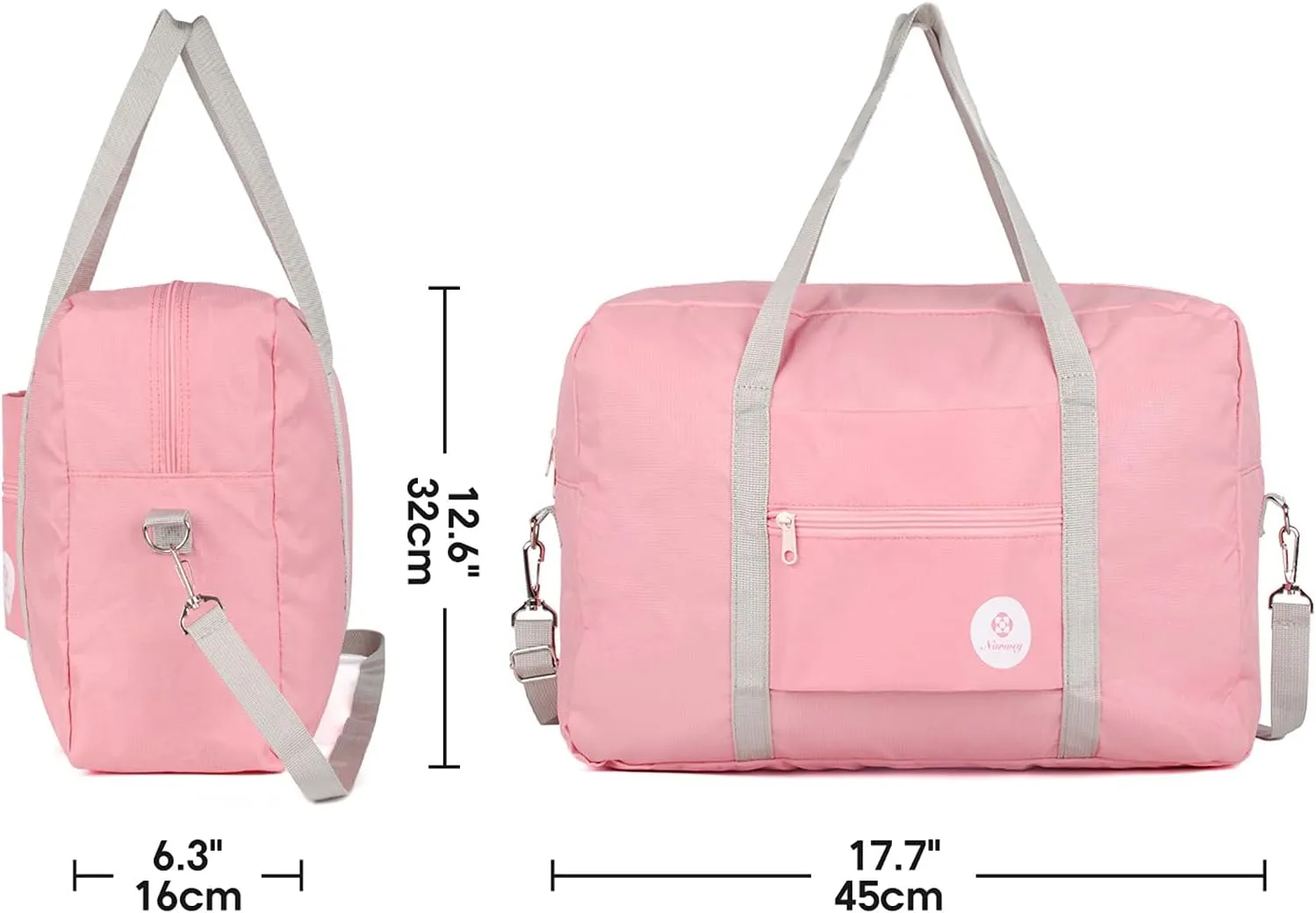 For Spirit Airlines Personal Item Bag 18x14x8 Foldable Travel Duffel Bag Tote Carry on Luggage Duffle Overnight for Women and Men