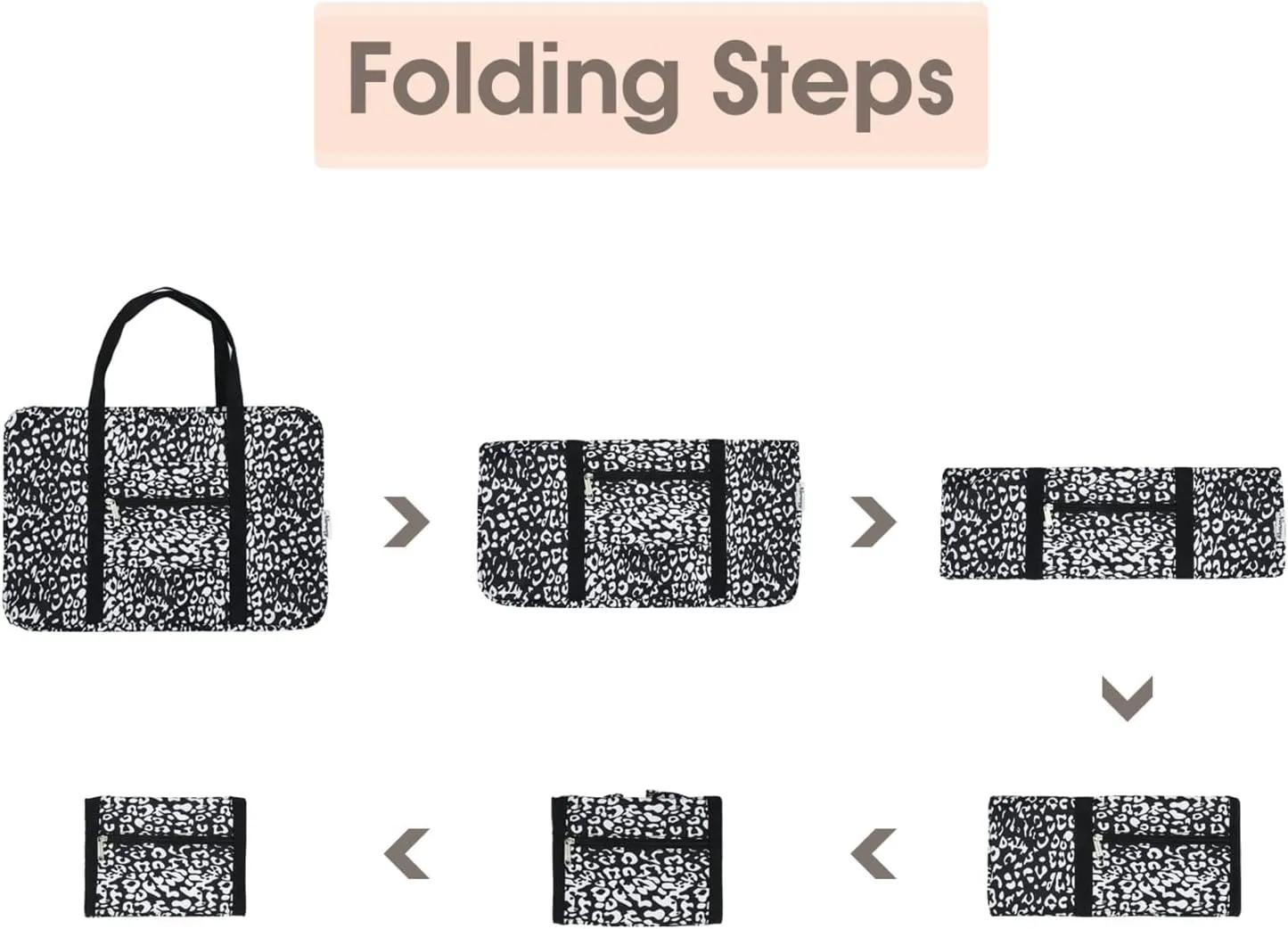 For Spirit Airlines Personal Item Bag 18x14x8 Foldable Travel Duffel Bag Tote Carry on Luggage Duffle Overnight for Women and Men