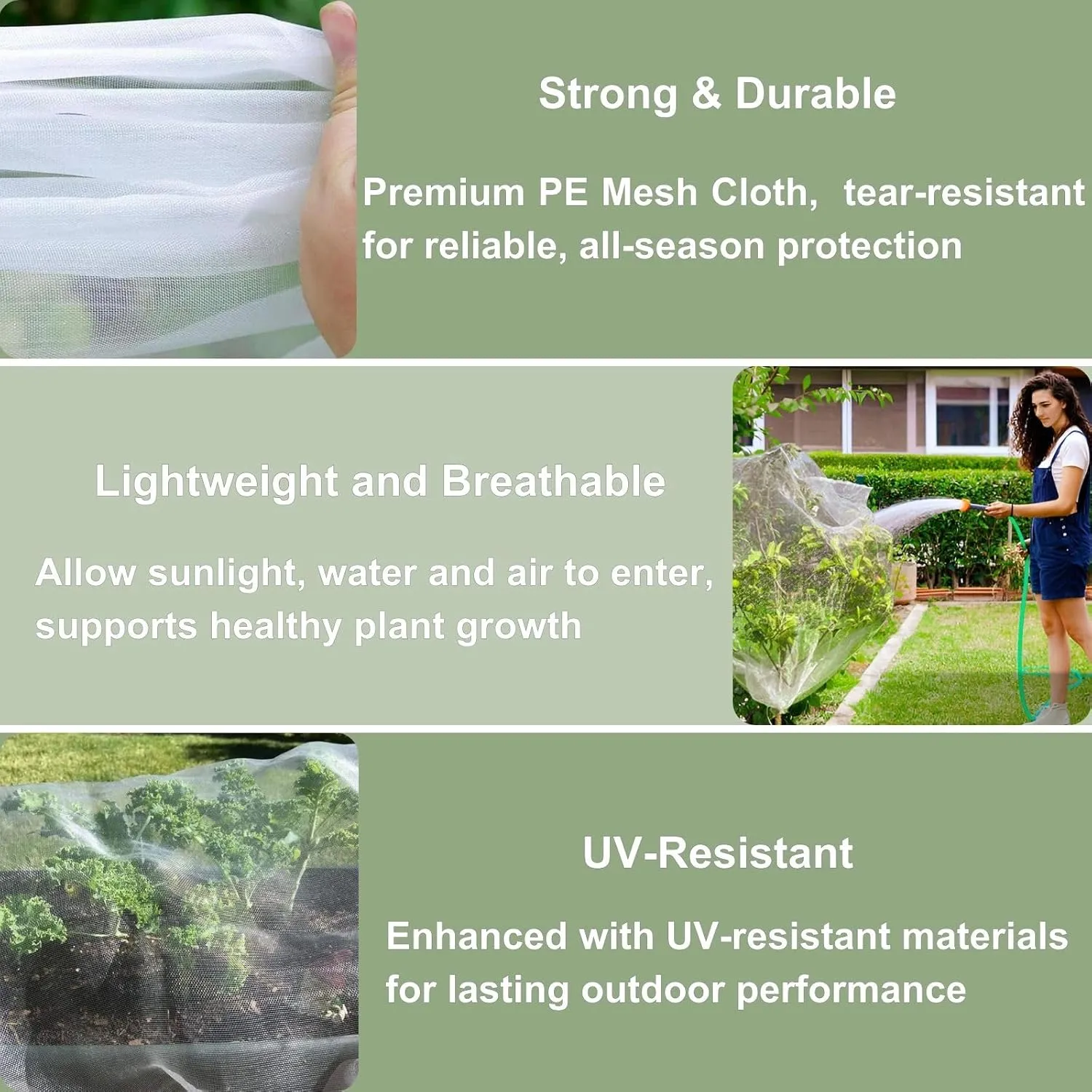 Fruit Tree Netting Cover with Zipper & Drawstring, 10ft x 9.5ft Insect Bird Barrier Netting for Garden Protection, Ultra Fine Mesh Garden Netting Pest Barrier, Extra Large, 1 Pack