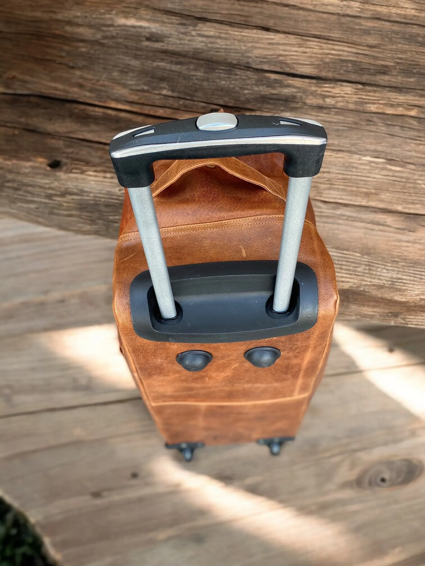 Full Grain Rolling Luggage Duffle Bag Cards
