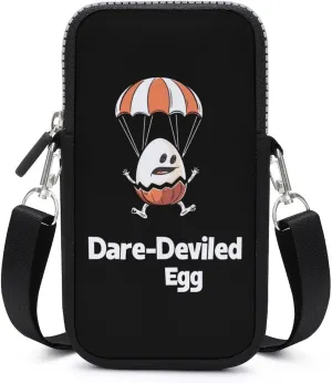 Funny Egg Dare-Deviled Egg Crossbody Bag for Women Men Phone Purses Shoulder Bag Handbag