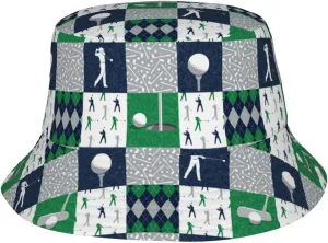Funny Golf Sports Buckets Hats Travel Beach Sun Hat Packable Cap for Women and Men