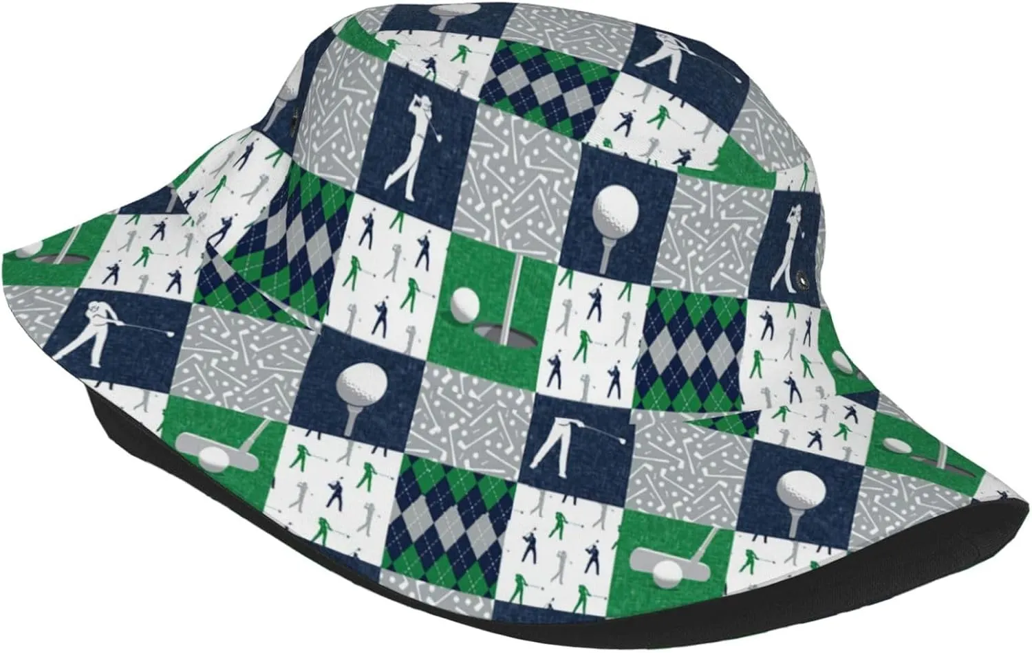 Funny Golf Sports Buckets Hats Travel Beach Sun Hat Packable Cap for Women and Men