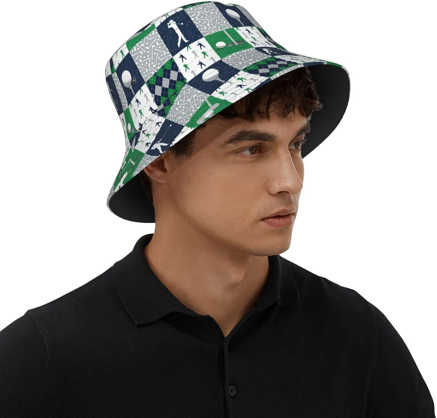Funny Golf Sports Buckets Hats Travel Beach Sun Hat Packable Cap for Women and Men