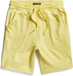 G-STAR Raw - Mens Sweat Shorts, Color Lemonade, Size: Medium