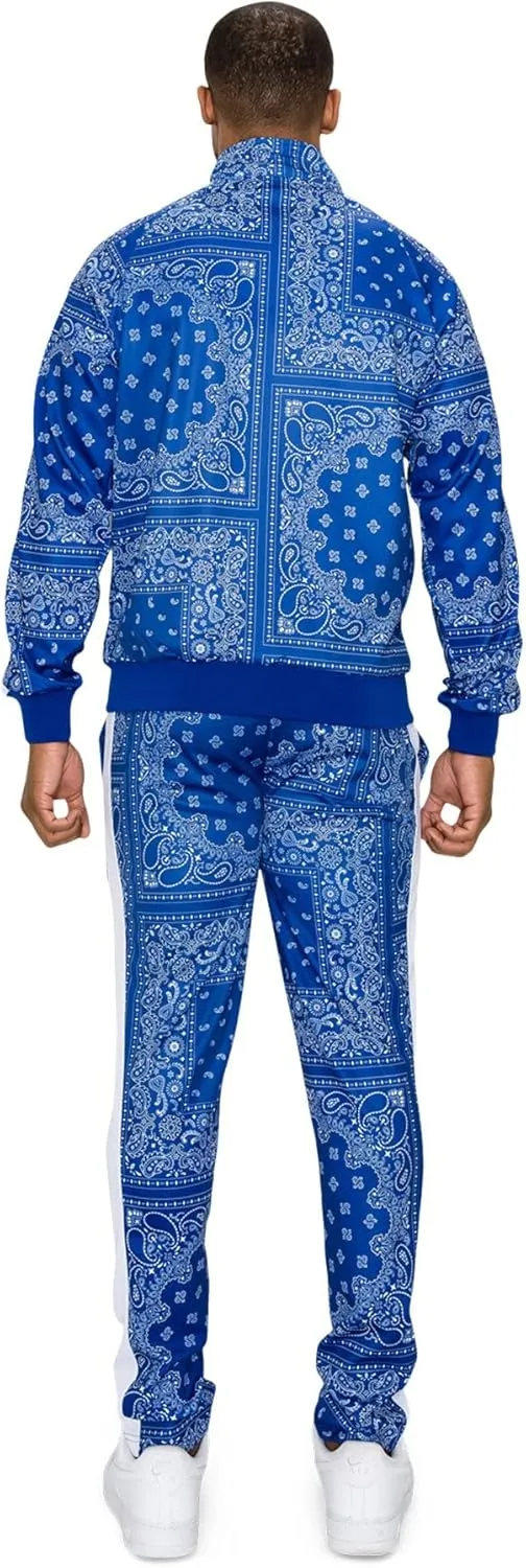 G-Style USA Men's Tiger Pattern Tracksuit Sets