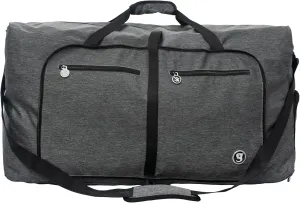 geckobrands Optivate Packable Duffel Foldable Packable Great for Travel, Gym, Trips for Extra Storage (Everyday Grey)