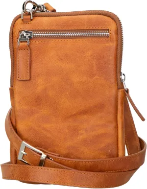 Genuine Leather Cross-Body Bags For, Cross-Body Purse Cell Phone Wallet Purses Case With Detachable Strap, Shoulder Bag