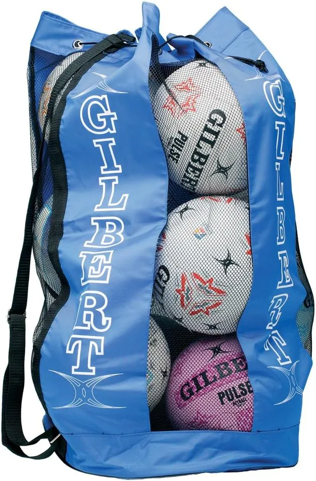 Gilbert Breathable Rugby Ball Bag - Royal