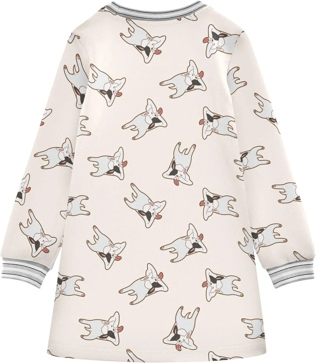 Girls Dresses Long Sleeve for Kids A-Line Cute Casual Dress 2-8 Years